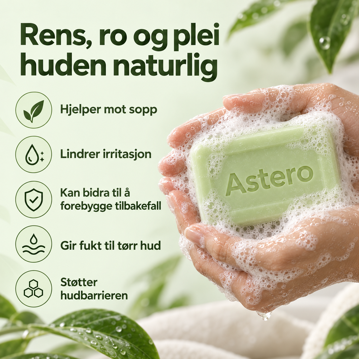 Astero™ Såpe mot Sopp
